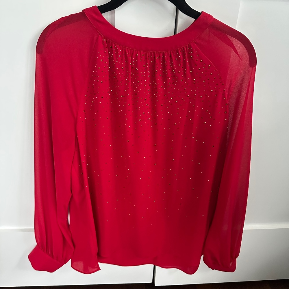 Vince Camuto Red Blouse